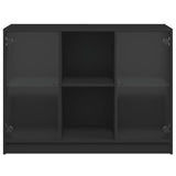 Sideboard Black Engineered wood Medium Storage Sideboard 3295872