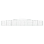 Arched Gabion Basket 400x30x40/60 cm Galvanised Iron 153402