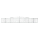 Arched Gabion Basket 400x30x40/60 cm Galvanised Iron 153402
