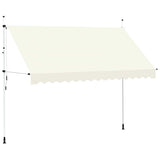 Manual Retractable Awning 350 cm Cream 143697