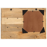 Mirror with Shelves 80x8x55 cm Glass and Solid Wood Mango 358578