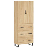 Highboard Sonoma Oak 69.5x34x180 cm Engineered Wood 3195870