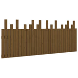 Wall Headboard Honey Brown 204x3x80 cm Solid Wood Pine 824781