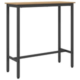 Table Artisan Oak 100 x 40 x 100.5 cm Engineered Wood and Steel 873743