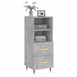 ZNTS Sideboard Concrete Grey 34.5x34x90 cm Engineered Wood 828648