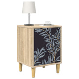 Bedside Cabinet DOKKUM 2 pcs Sonoma Oak 36 x 33 x 50 cm 8007206