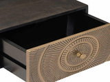 Handmade Bedside Cabinet Coffee Brown 40 x 30 x 20 cm 42020070