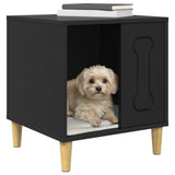Dog House Black 44 x 42 x 49 cm Engineered Wood 8000699