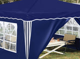 Pop-up Party Tent 288 x 288 x 245 cm Blue Oxford Fabric 42019769