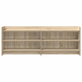 TV Cabinet 135 x 33 x 47 cm Sonoma Oak Engineered Wood 8011229