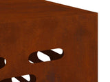 Air Conditioner Cover Rusty 100 x 50 x 70 cm Galvanised Steel 865903