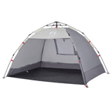 ZNTS Beach Tent 2-Person Grey Quick Release Waterproof 4005298