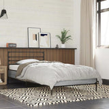 Bed Frame without Mattress Grey Sonoma 90x190 cm Single 845630