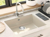 Sink 80% Quartz and 20% Resin 530 x 460 mm Beige 42028426