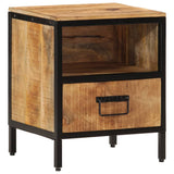 ZNTS Bedside Cabinet 40x35x50 cm Solid Wood Mango 358912