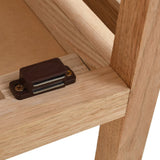 Bathroom Storage Cabinet Solid Walnut Wood 39.5x35.5x86 cm 247098