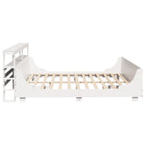 Bed Frame without Mattress White 180x200 cm Super King Solid Wood Pine 3306451