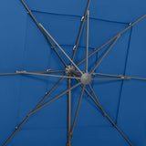 4-Tier Garden Parasol with Aluminium Pole Azure Blue 250x250 cm 313827