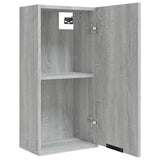 Wall-mounted Bathroom Cabinet Grey Sonoma 32x20x67 cm 817061