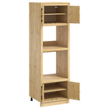 Cabinet SKI Honey Brown 66 x 58 x 207 cm Solid Pine Wood 42007567