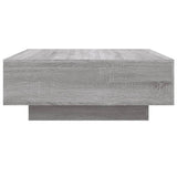 Coffee Table Grey Sonoma 80x80x31 cm Engineered Wood 836586