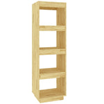 ZNTS Book Cabinet/Room Divider 40x35x135 cm Solid Pinewood 810849