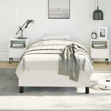 Bed Frame without Mattress White 100x203 cm Twin XL Faux Leather 347278