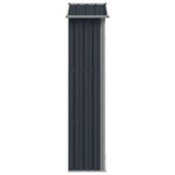 Garden Shed Anthracite 116x45x175 cm Galvanised Steel 46303