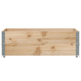 Pallet Collars 2 pcs 120x80 cm Solid Wood Pine 4010275