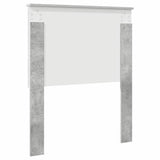 Headboard with Headboard Concrete Grey 80 cm Engineered wood 887817