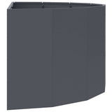 Planter Anthracite 120 x 60 x 50 cm Steel 883705