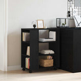 Storage Cabinet Black Oak 60 x 35 x 75 cm Engineered Wood 862671