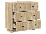 Drawer Cabinet Sonoma Oak 66 x 34.5 x 90 cm Engineered Wood 893917