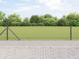 Welded Wire Fence with Concrete Base 100 x 0.5 m 3352606