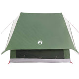 Family Tent with Roof Green and White 315 x 286 x 200 cm 4100679