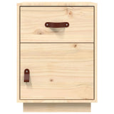 Bedside Cabinet 40x34x55 cm Solid Wood Pine 818305