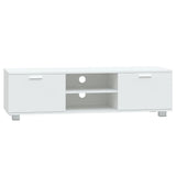 TV Cabinet White 140x40.5x35 cm Engineered Wood 342622
