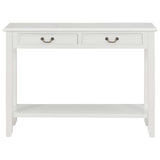 Console Table White 110x35x80 cm Wood 249900