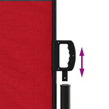 Retractable Side Awning Red 140x600 cm 4004507