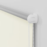 Roller blind blackout 124.4x230 cm Fabric Width 120 cm off white 240161