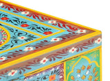 Hand Painted Storage Box 50x40x40 cm Solid Mango Wood 323540