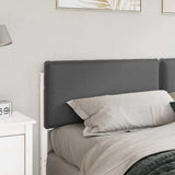 Upholstered Headboard White and Light Grey 180 cm 880002