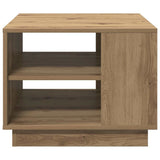 Coffee Table Artisan Oak 55x55x42 cm Engineered Wood 856803