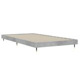Bed Frame without Mattress Concrete Grey 90x200 cm 832169