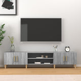 TV Cabinet Grey Sonoma 180x31.5x40 cm Engineered Wood 816262