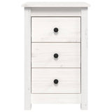 Bedside Cabinets 2 pcs White 40x35x61.5 cm Solid Wood Pine 813702