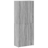 File Cabinet Grey Sonoma 60x32x153 cm Engineered Wood 3276649