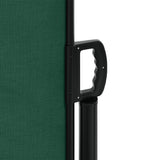 ZNTS Retractable Side Awning Dark Green 100x1000 cm 4004695