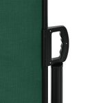 ZNTS Retractable Side Awning Dark Green 140x600 cm 4004515