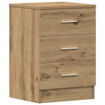 ZNTS Bedside Cabinets 2 pcs Artisan Oak 38x35x55 cm Engineered Wood 861127